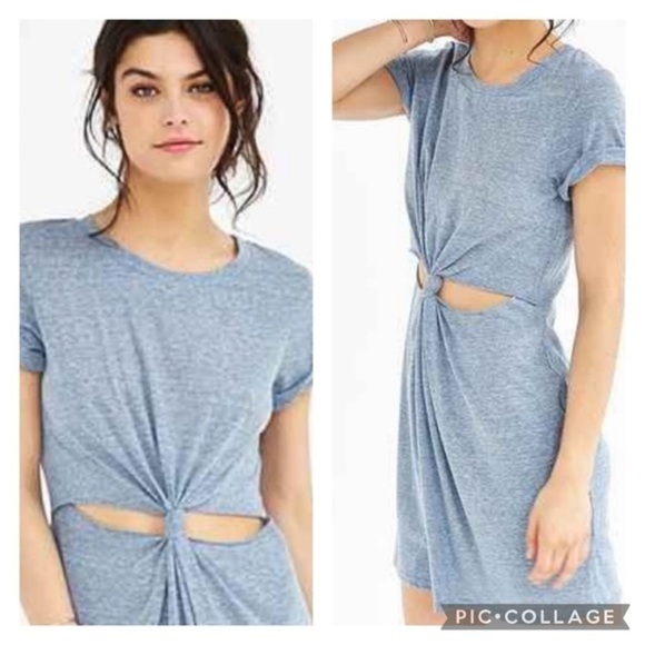 Honey Punch Twist Front T-Shirt Dress - Picture 6 of 7